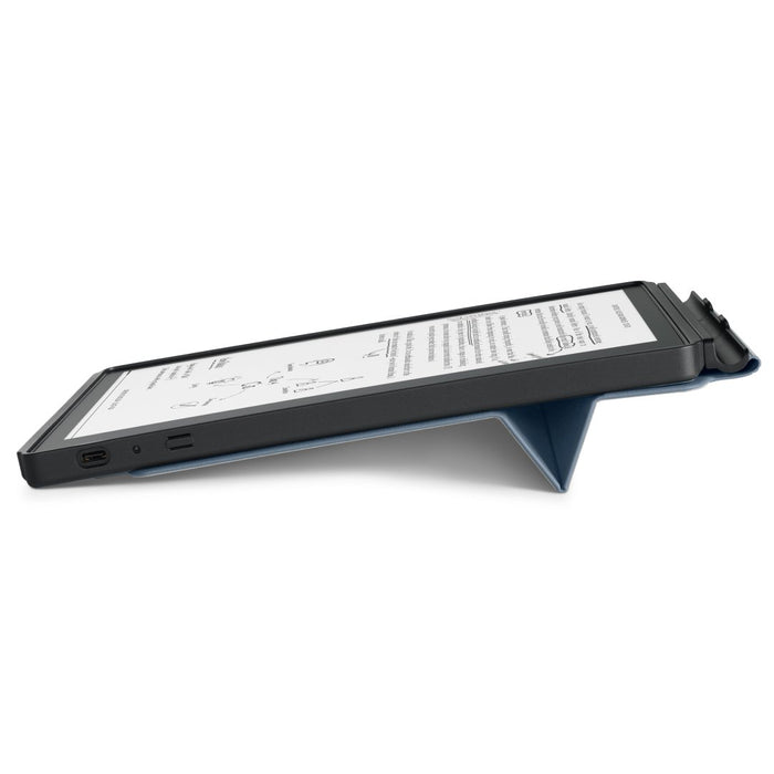 Kobo Eclipsa side view with sleepcover case.