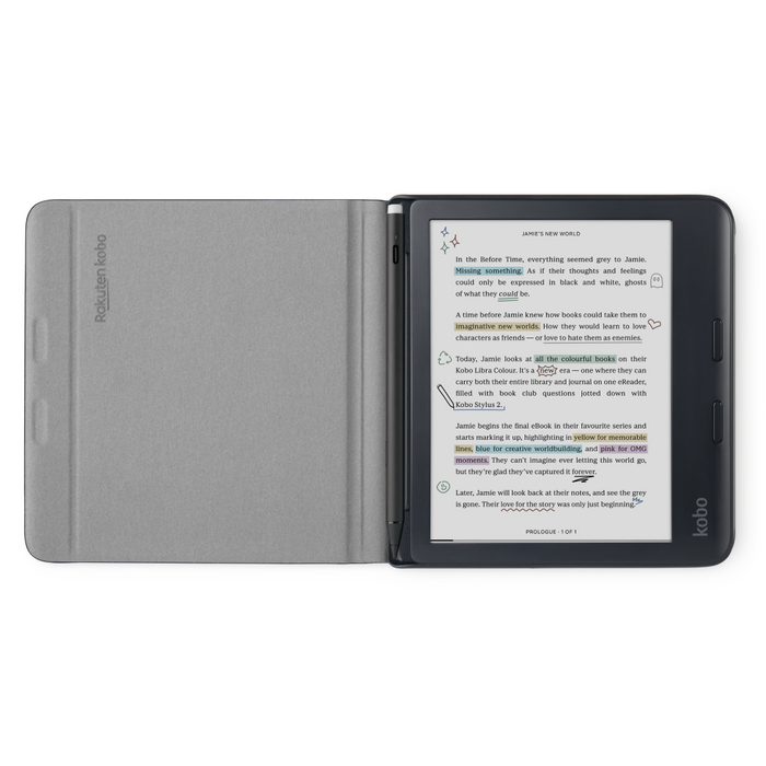 Kobo Libra Colour ブラック 本体+スタイラス2+スリープカバー Kobo Libra Colour Stylus Case — Rakuten Kobo eReader Store